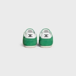 Best JOGGER LOW LACE-UP SNEAKER WITH TRIOMPHE in SUEDE CALFSKIN AND CALFSKIN Sneakers