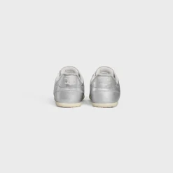 Online JOGGER LOW LACE-UP SNEAKER in LAMINATED CALFSKIN AND CALFSKIN Women Sneakers