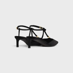 New KITTEN T-BAR STRAP PUMP in VELVET Women Pumps