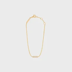 Online Line Bracelet in Yellow Gold and Diamonds Women Other Lines | Categories·Bracelets