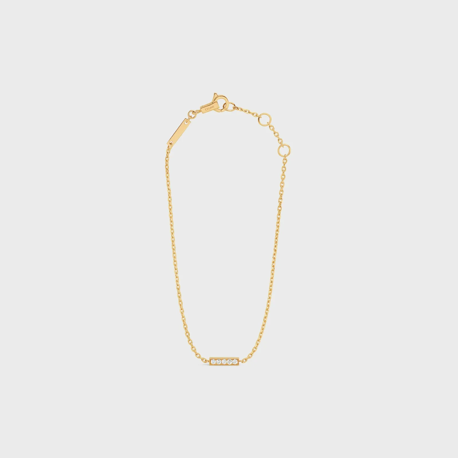 Online Line Bracelet in Yellow Gold and Diamonds Women Other Lines | Categories·Bracelets