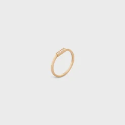 Online Line Ring in Yellow Gold and Diamonds Women Other Lines | Categories·Rings