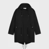 Hot long parka in technical cotton Coats & Blousons