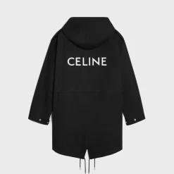 Hot long parka in technical cotton Coats & Blousons
