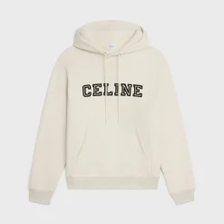 Outlet loose hoodie in cotton fleece T-Shirts And Sweatshirts