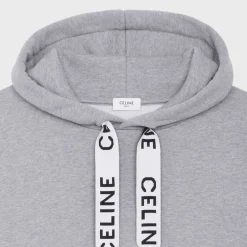 Clearance LOOSE HOODIE IN COTTON FLEECE T-Shirts And Sweatshirts