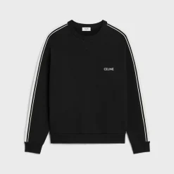 Outlet loose sweatshirt in cotton fleece T-Shirts And Sweatshirts