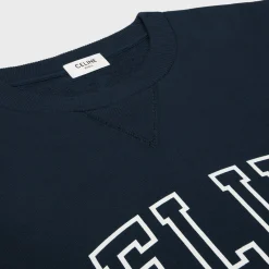 Hot loose sweatshirt in COTTON FLEECE T-Shirts And Sweatshirts