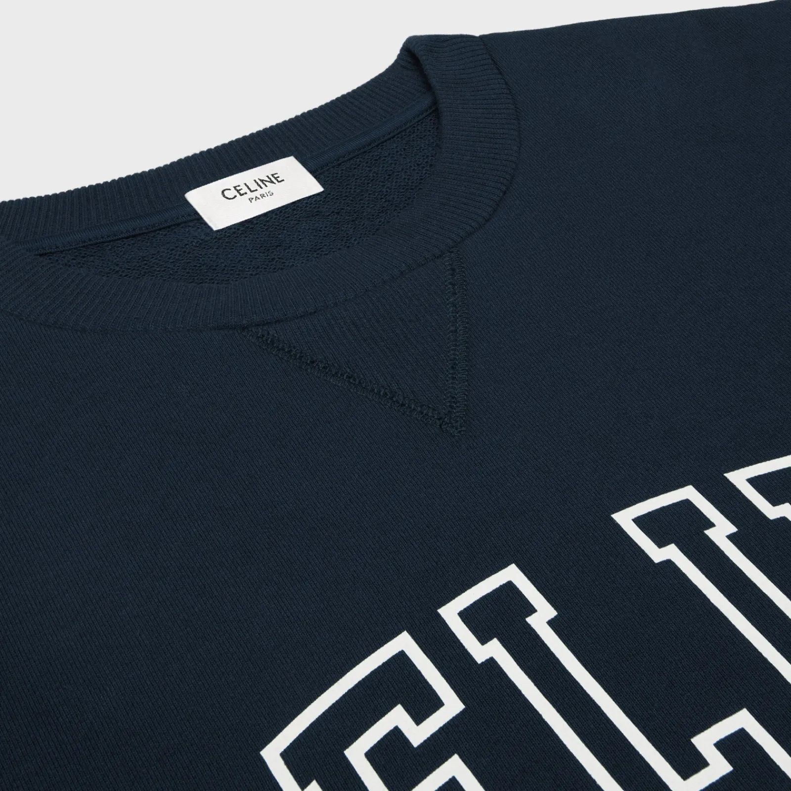 Hot loose sweatshirt in COTTON FLEECE T-Shirts And Sweatshirts