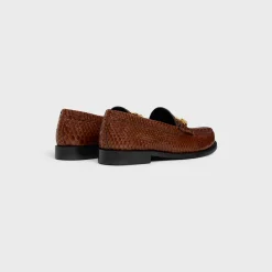 Hot LUCO TRIOMPHE CHAIN LOAFER in PATENT PYTHON STAMPED CALFSKIN Women Loafers And Flats