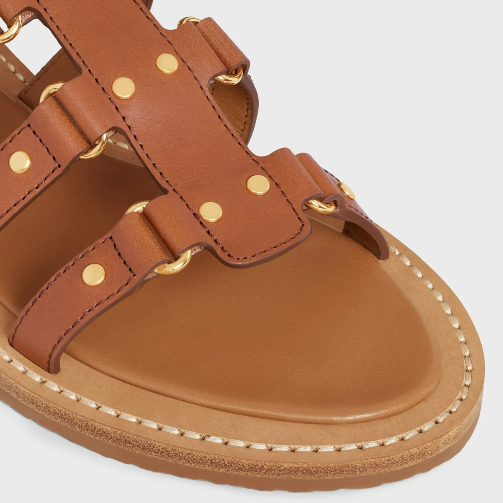 Clearance LYMPIA GLADIATOR SANDAL in CALFSKIN Women Sandals