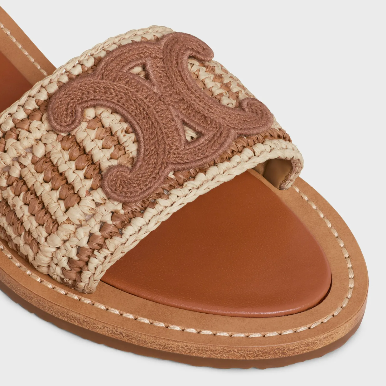 Fashion LYMPIA MULE in RAFFIA Women Sandals