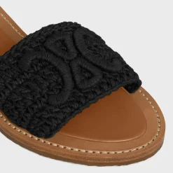 Online LYMPIA MULE in TRIOMPHE KNITTED COTTON Women Sandals