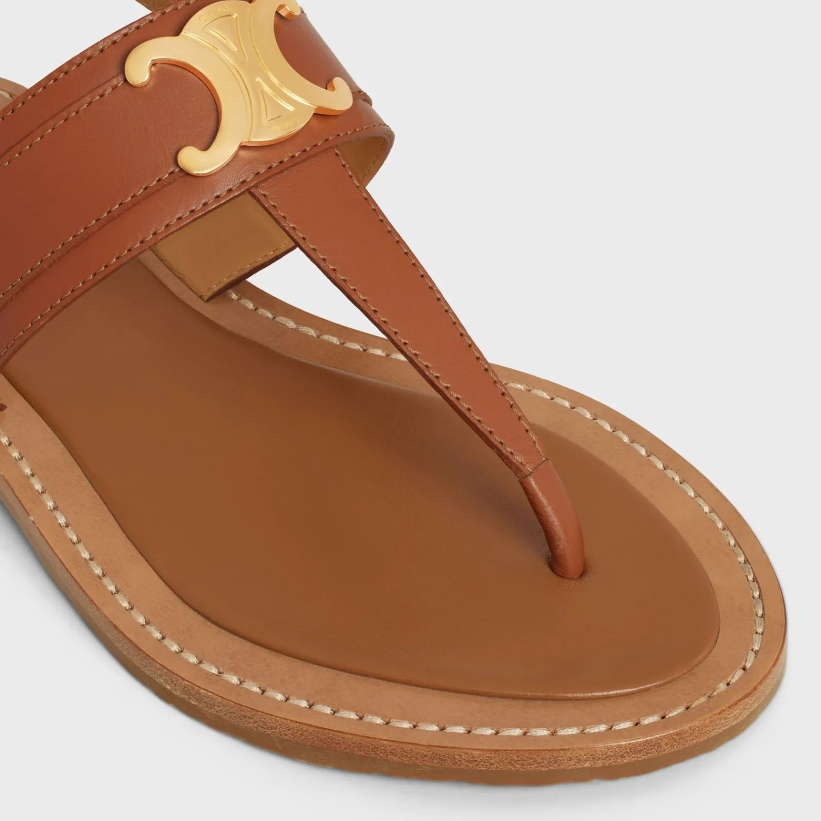 Best LYMPIA TRIOMPHE THONG in CALFSKIN Women Sandals
