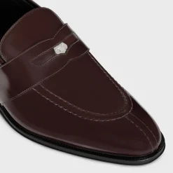 Hot MALAQUAIS PENNY TRIOMPHE LOAFER in POLISHED BULL Loafers And Mocassins