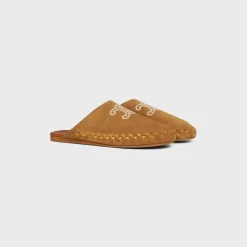 Online MARLOU TRIOMPHE MULE IN SUEDE CALFSKIN Sandals