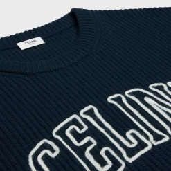 Clearance oversized sweater in ribbed wool Knitwear