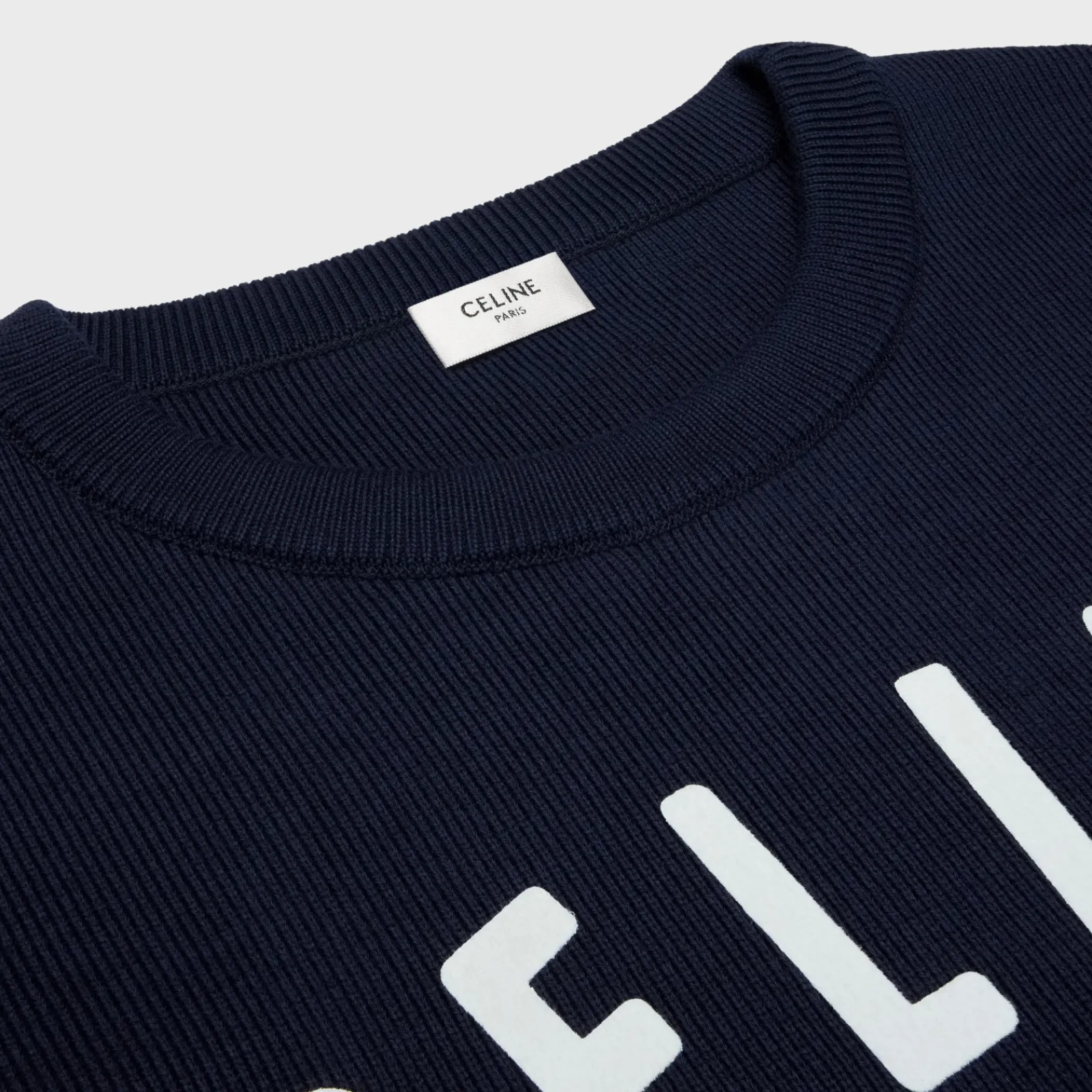 Discount paris crew neck sweater in cotton Knitwear