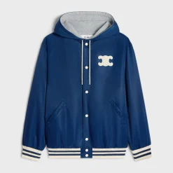 New paris hooded teddy jacket in nylon Women Jackets