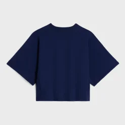 Fashion paris loose sweatshirt in cotton fleece Women T-Shirts And Sweatshirts