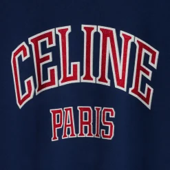 Fashion paris loose sweatshirt in cotton fleece Women T-Shirts And Sweatshirts