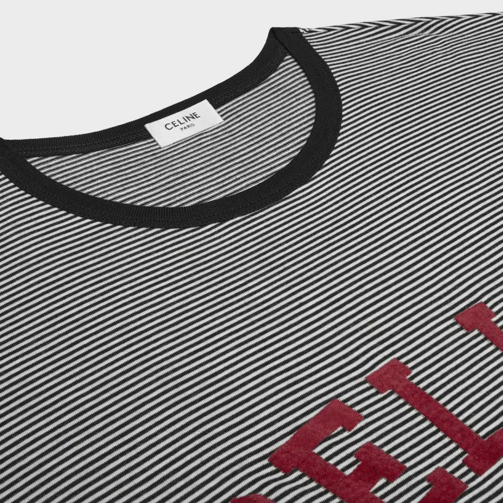 Fashion PARIS loose t-shirt in cotton jersey T-Shirts And Sweatshirts