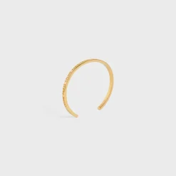 Sale Paris Thin Cuff in Brass with Finish Women Other Lines | Categories·Bracelets