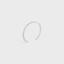 Discount Paris Thin Cuff in Brass with Rhodium Finish Women Other Lines | Categories·Bracelets