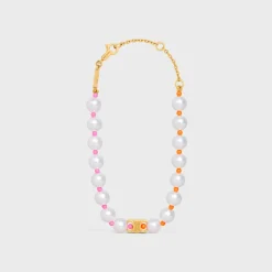 Discount Plage Pearl Bracelet in Brass with Gold Finish and Resin Pearls Women Triomphe | Other Lines