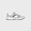 Discount RUNNER CR-03 LOW LACE-UP SNEAKER in MESH, SUEDE CALFSKIN AND CALFSKIN Sneakers