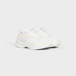 Outlet RUNNER CR-03 LOW LACE-UP SNEAKER in MESH, SUEDE CALFSKIN AND CALFSKIN Women Sneakers