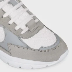 Best RUNNER CR-03 LOW LACE-UP SNEAKER in SUEDE CALFSKIN, MESH AND CALFSKIN Women Sneakers
