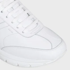 Best RUNNER CR-02 LOW LACE-UP SNEAKER in CALFSKIN Women Sneakers