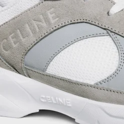Best RUNNER CR-03 LOW LACE-UP SNEAKER in SUEDE CALFSKIN, MESH AND CALFSKIN Women Sneakers