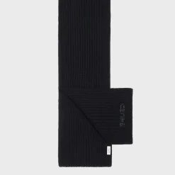 New SCARF IN RIBBED WOOL Hats And Soft Accessories