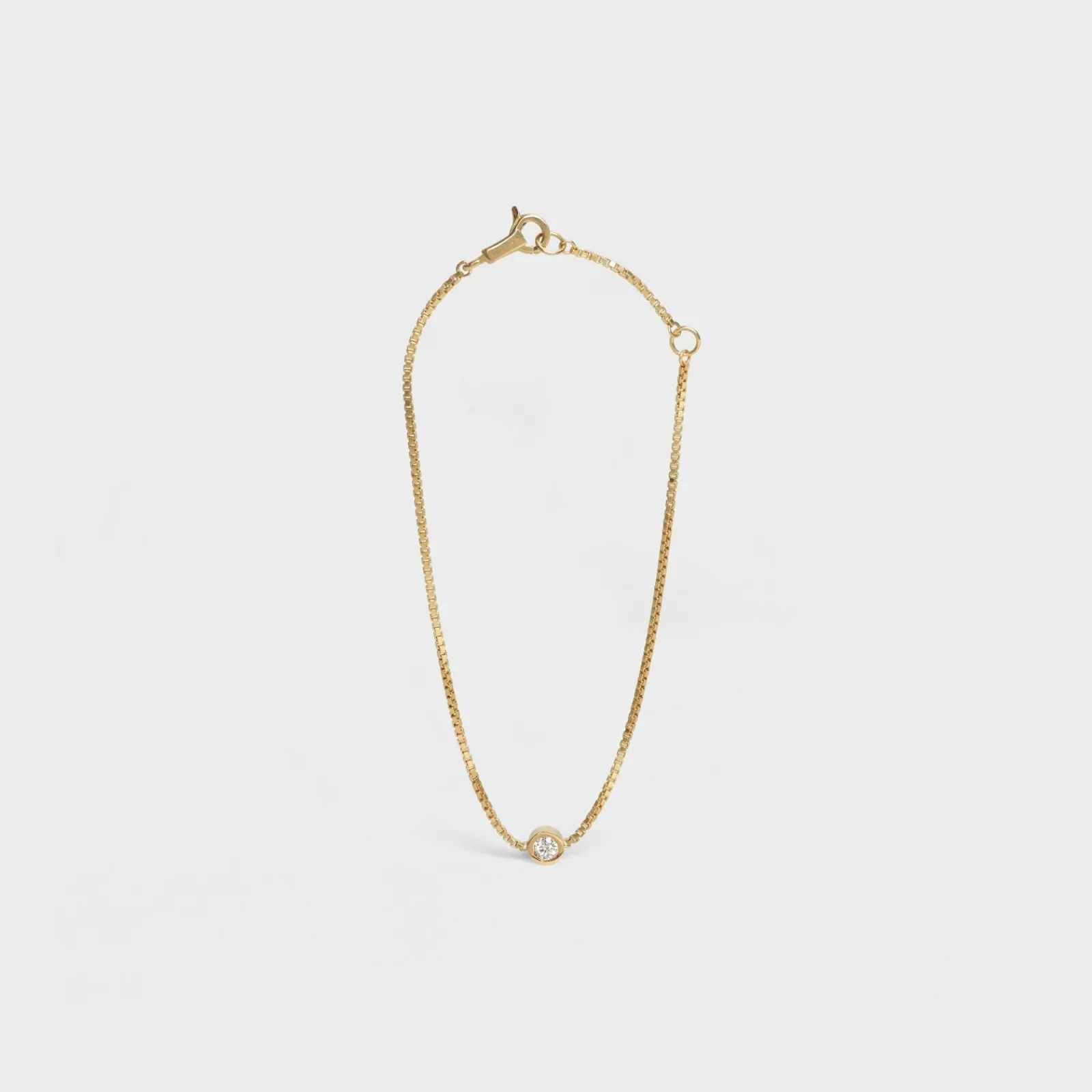 New Sentimental Brillant Bracelet in Yellow Gold and Diamond Women Celine Sentimental | Categories·Bracelets