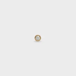 Sale Sentimental Brillant Stud in Yellow Gold and Diamond Women Celine Sentimental | Categories·Earrings