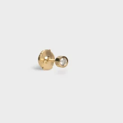 Sale Sentimental Brillant Stud in Yellow Gold and Diamond Women Celine Sentimental | Categories·Earrings