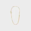 Clearance Sentimental Straight Bracelet in Yellow Gold and Diamond Women Celine Sentimental | Categories·Bracelets
