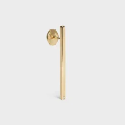 Fashion Sentimental Straight Earring in Yellow Gold and Diamond Women Celine Sentimental | Categories·Earrings