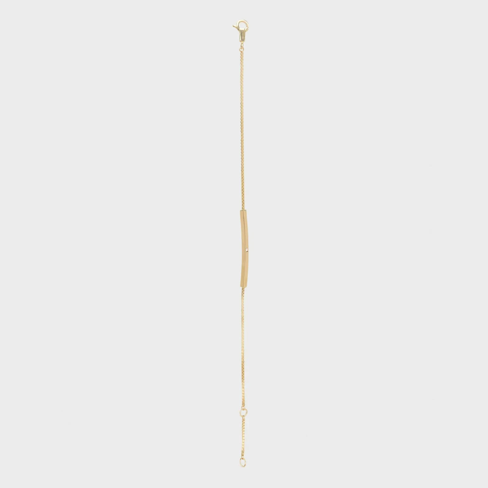 Clearance Sentimental Straight Bracelet in Yellow Gold and Diamond Women Celine Sentimental | Categories·Bracelets