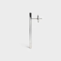 Clearance Sentimental Straight Earring in White Gold and Diamond Women Celine Sentimental | Categories·Earrings
