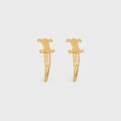 Hot Set of 2 Snap Hair Clips in Brass with Finish and Steel Women Hair Accessories