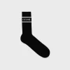 Online socks in striped cotton Hats And Soft Accessories