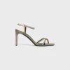 Online SOIR SANDAL in IRIDESCENT FABRIC Women Pumps | Sandals
