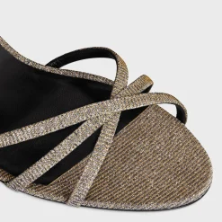 Online SOIR SANDAL in IRIDESCENT FABRIC Women Pumps | Sandals