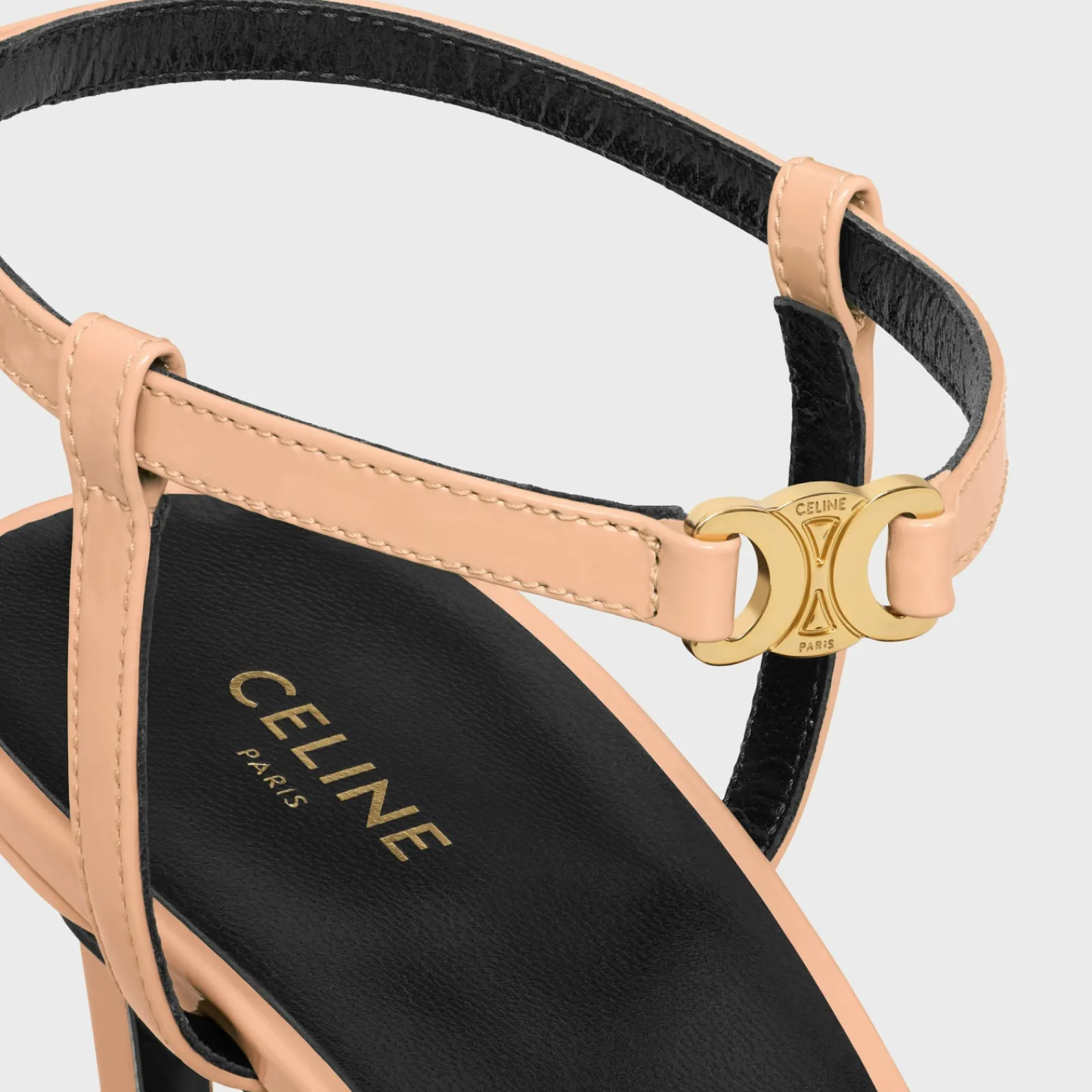 New SOIR SANDAL in PATENT CALFSKIN Women Pumps | Sandals