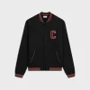 Fashion teddy college jacket in cotton fleece T-Shirts And Sweatshirts | Coats & Blousons