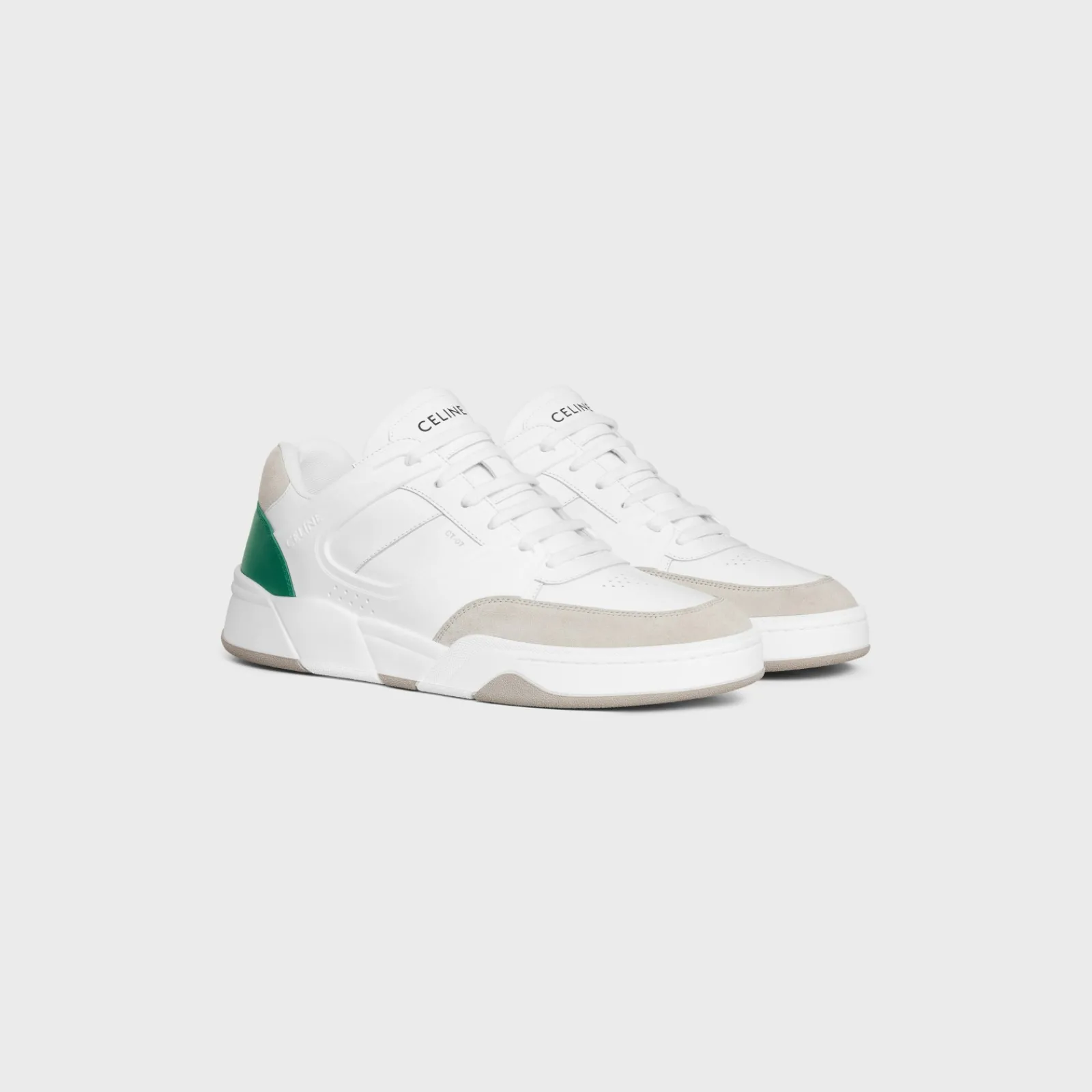Sale TRAINER CT-07 LOW LACE-UP SNEAKER in CALFSKIN AND SUEDE CALFSKIN Sneakers
