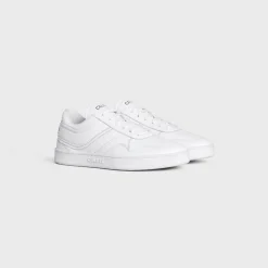 Fashion TRAINER LOW LACE-UP SNEAKER in CALFSKIN Women Sneakers